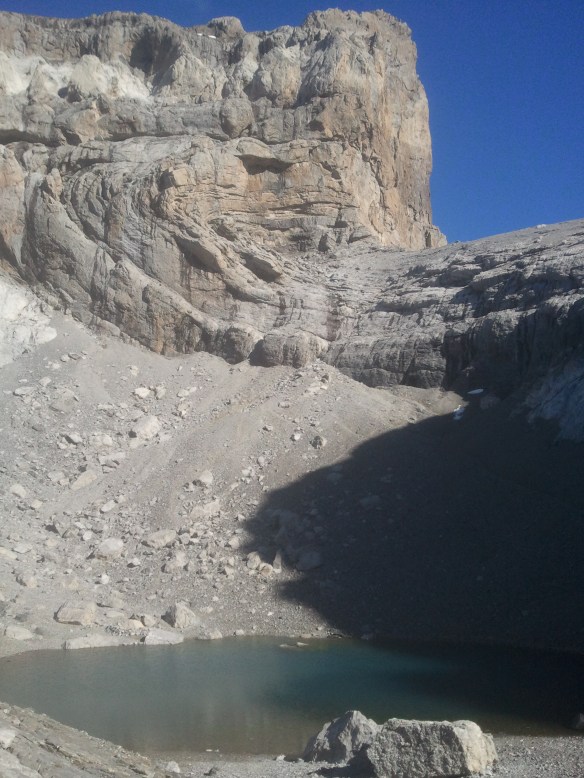 El cilindro y el lago helado