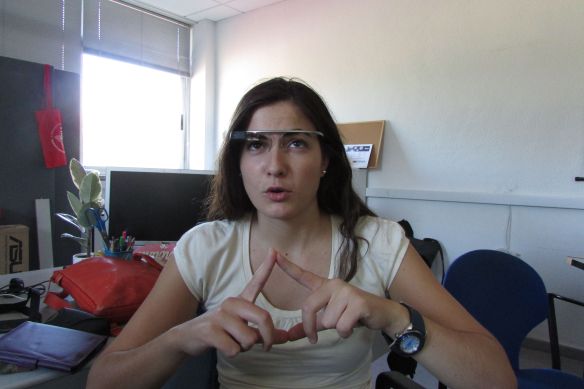 Probrando Google Glass